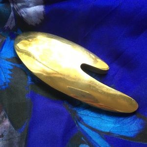 Signed modern brooch